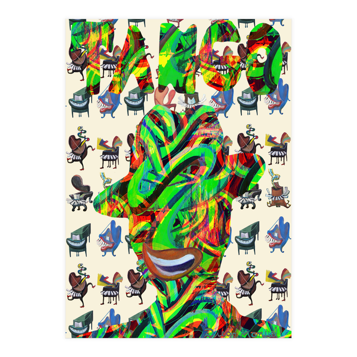 Tango Tapiz 14 (Print Only)