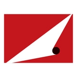 Geometric Shapes No. 71 - red, white & black (Print Only) thumbnail