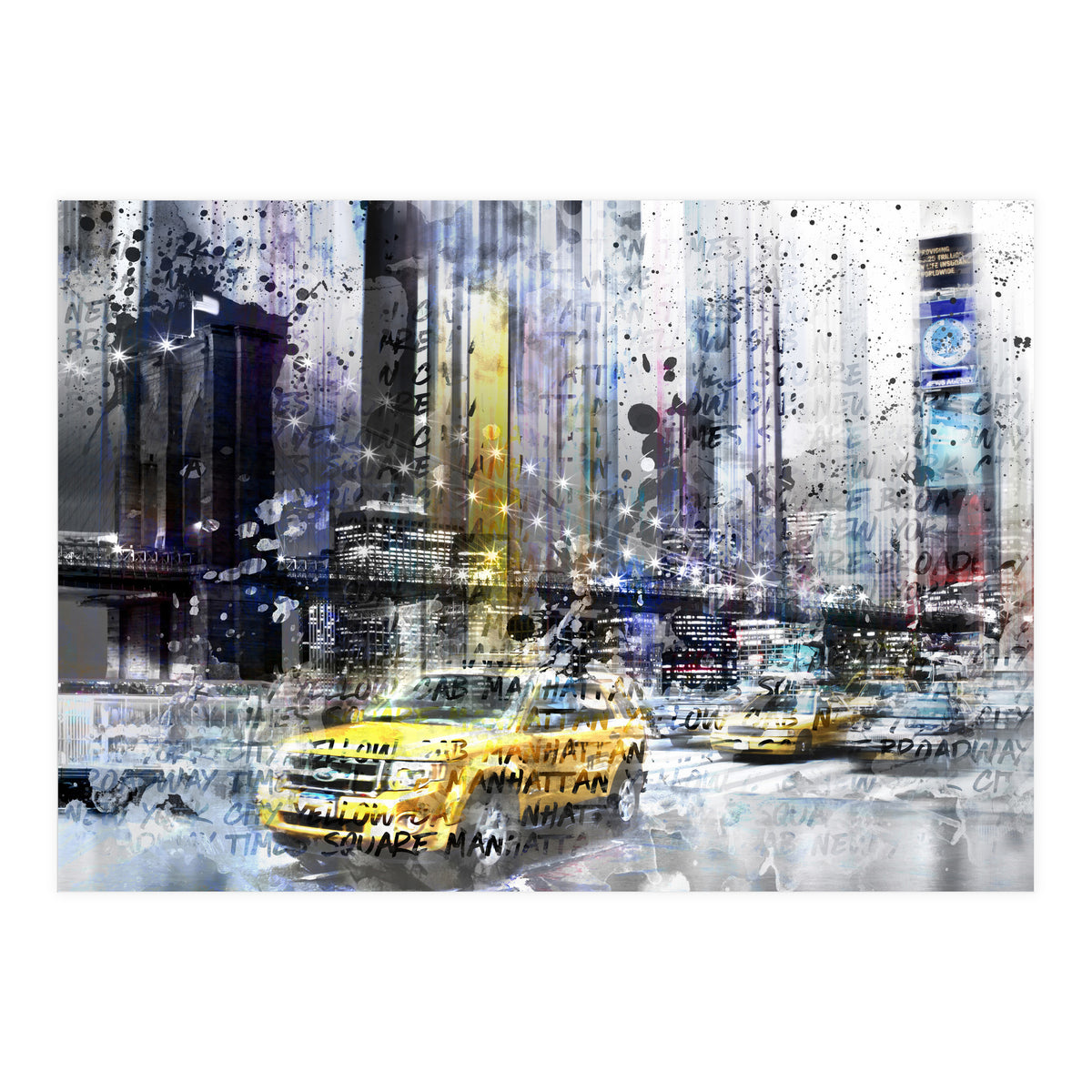 Modern Art NEW YORK Collage (Print Only)