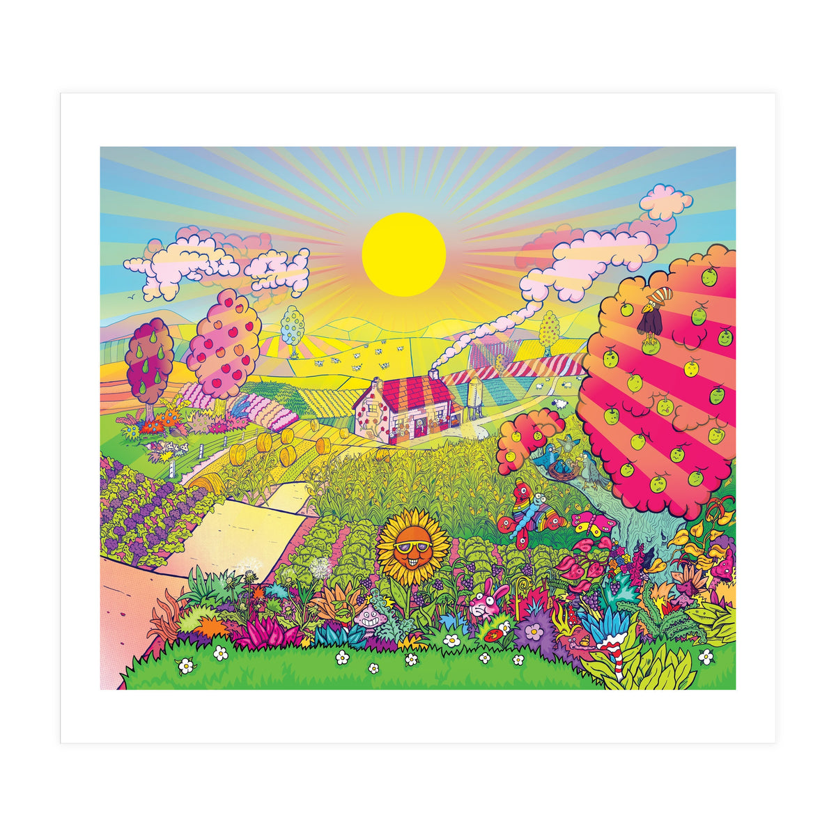 Reap A Harvest Barrel Aged Fruit Farmhouse Saison - Abbeydale x Siren Craft Brew (Print Only)