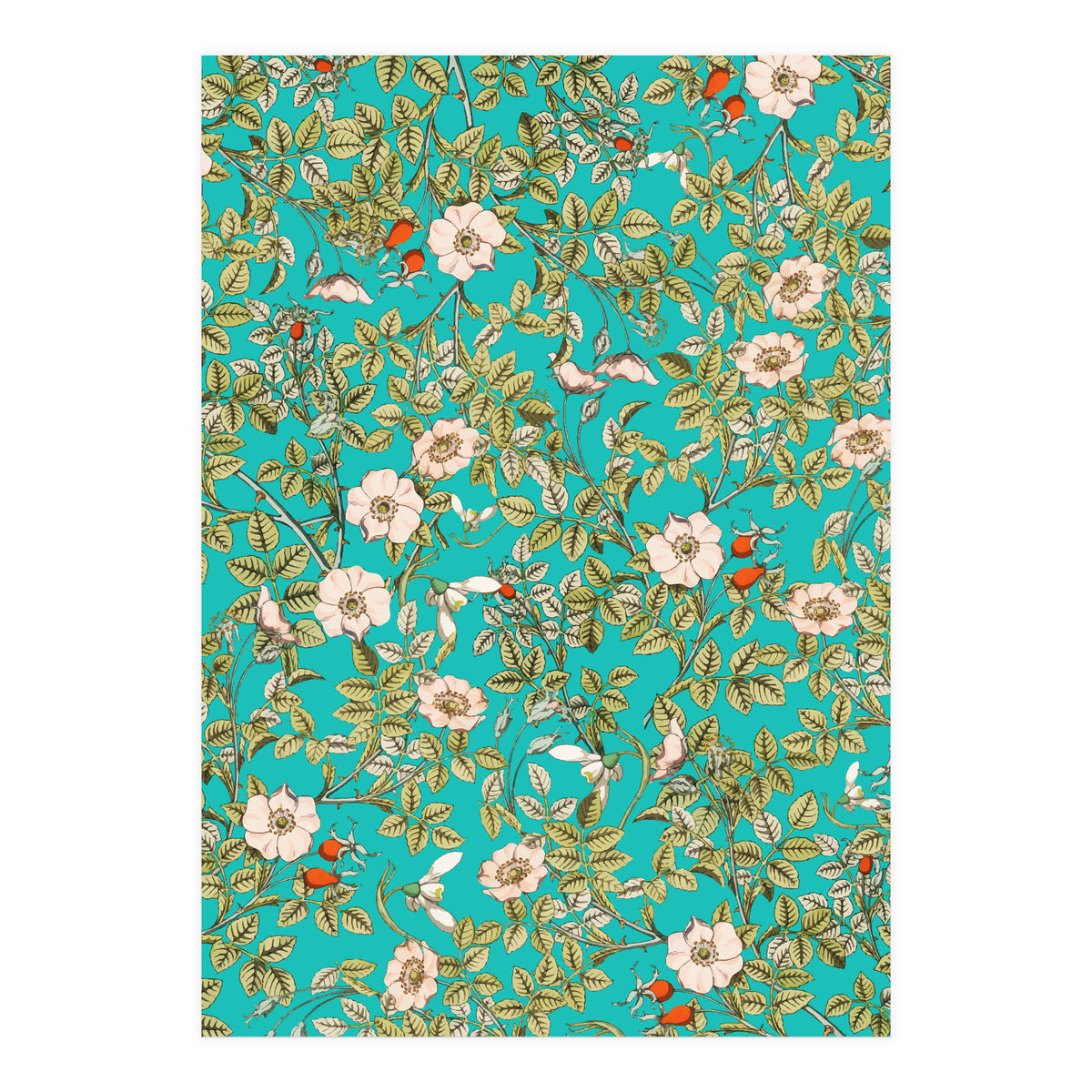 Teal Botanical (Print Only)