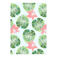 Monstera + Pink (Print Only)