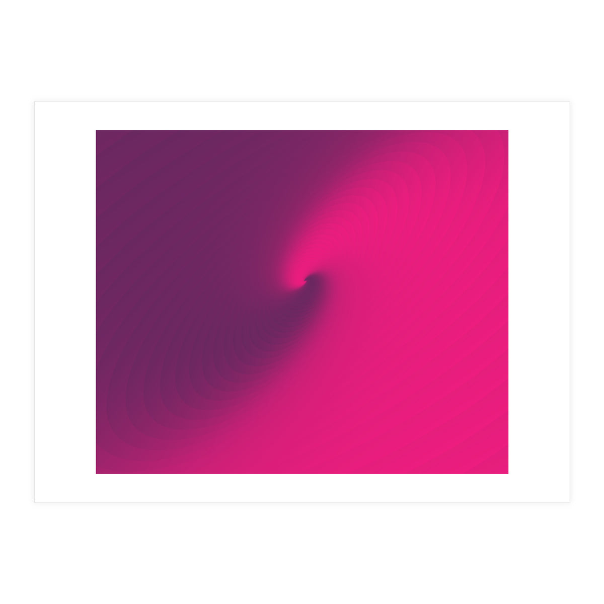 Abstract Purple & Blue  (Print Only)