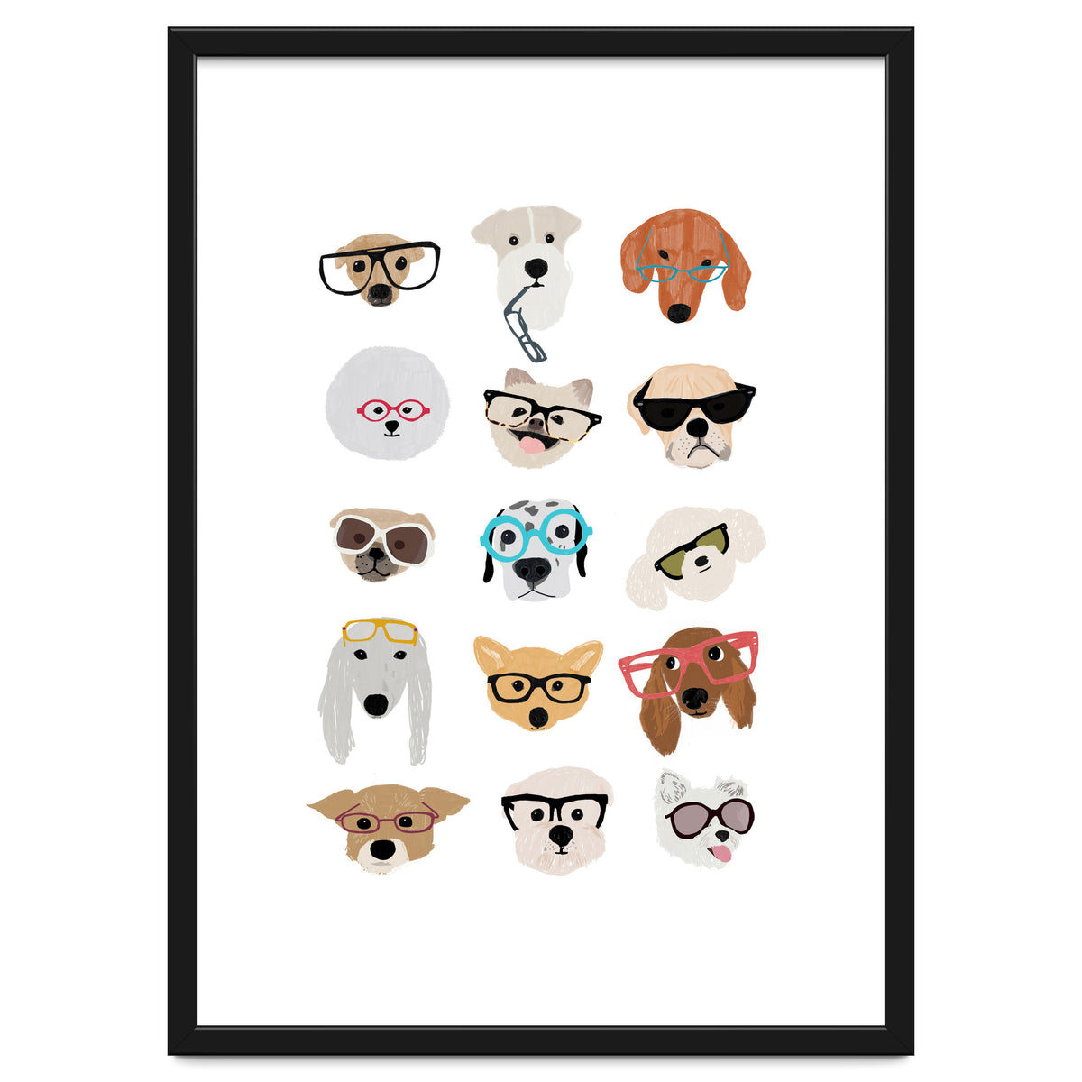 Dogs in Glasses