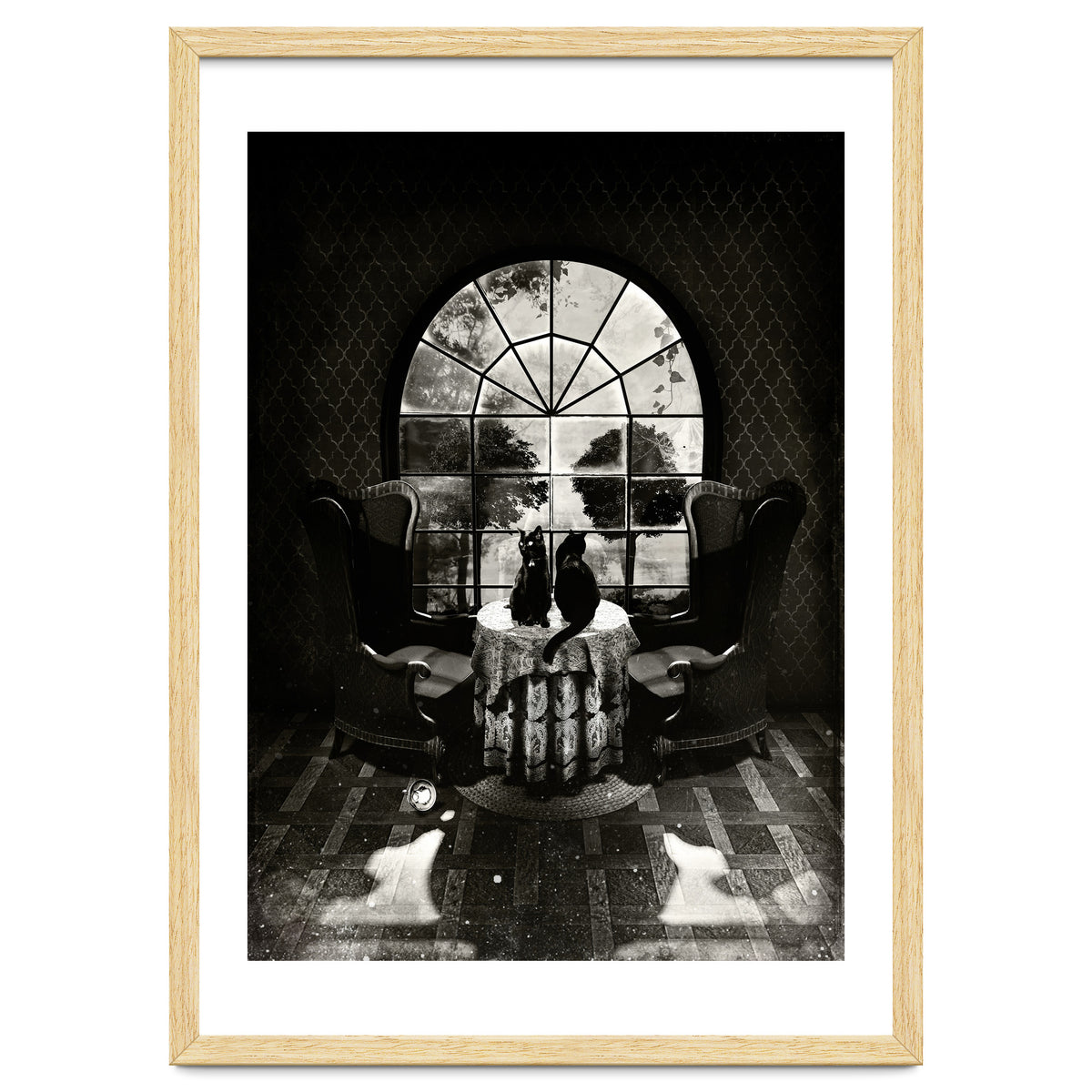 Room Skull Bw