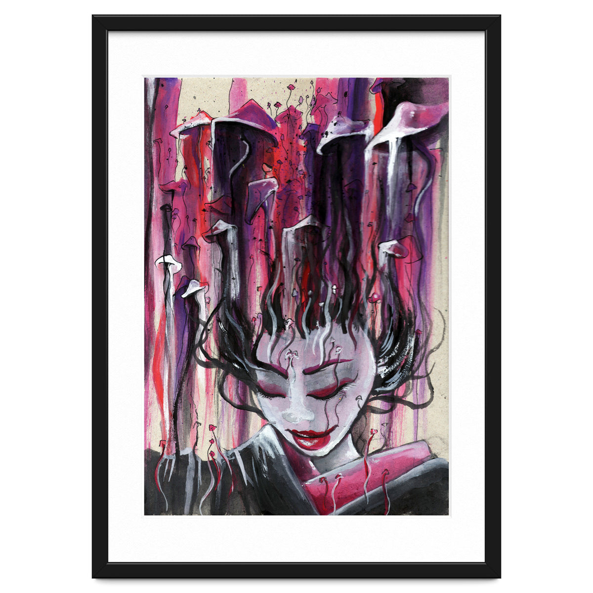 Geisha in Mushrooms: The Surrealistic Concubine