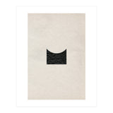 Cut black shape on grey (Print Only) thumbnail