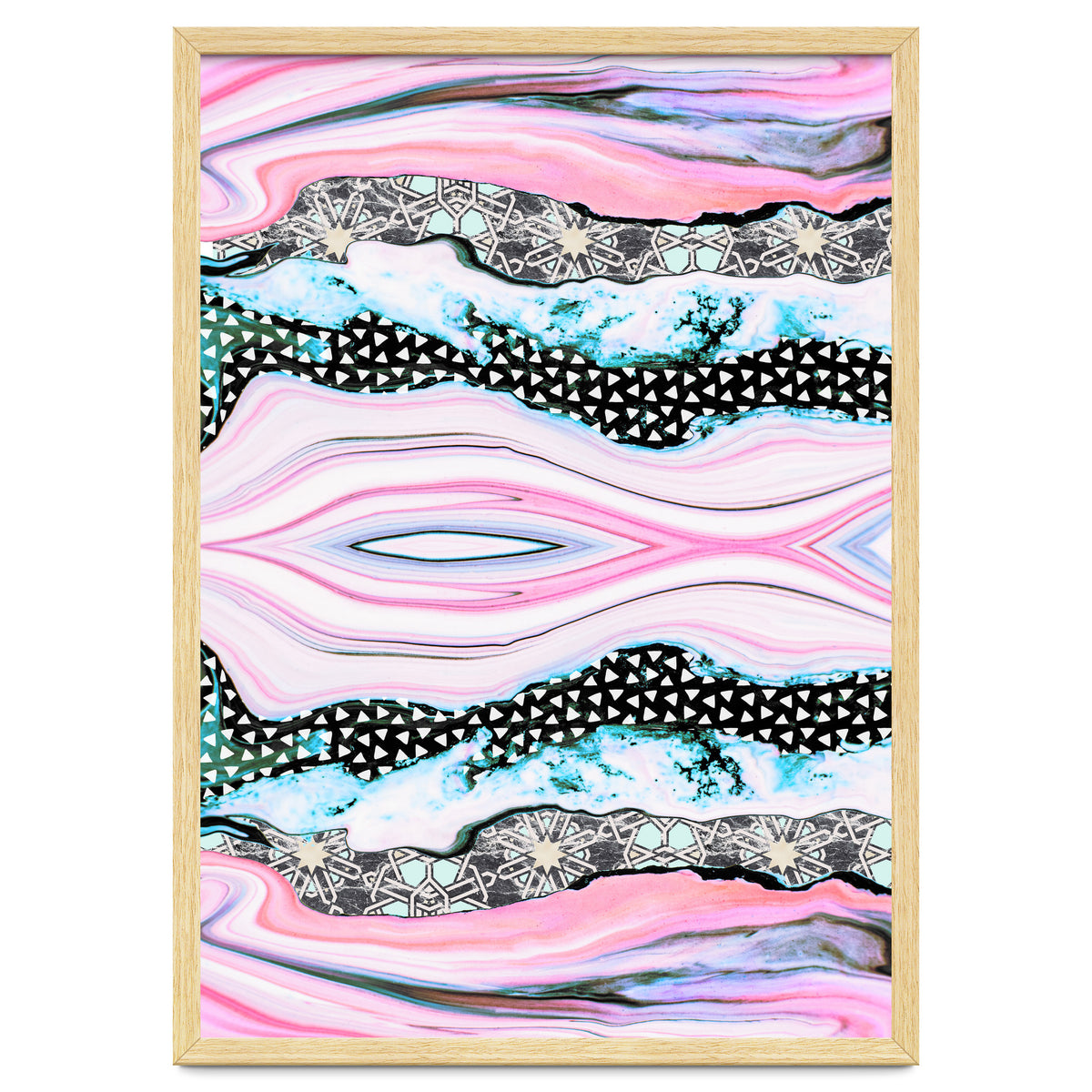 Abstract shapes of marble and patterns