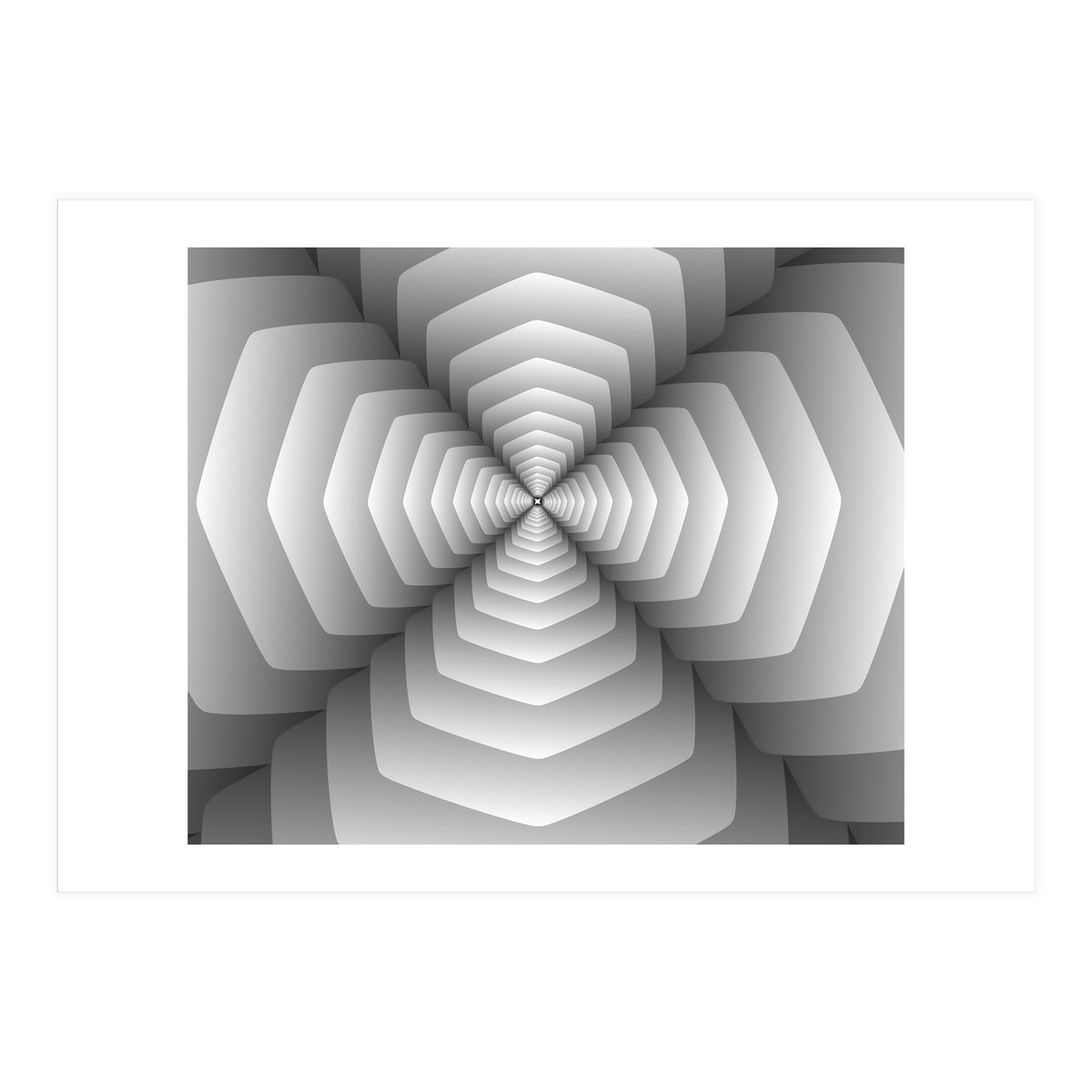3d Tunnel Abstract  (Print Only)