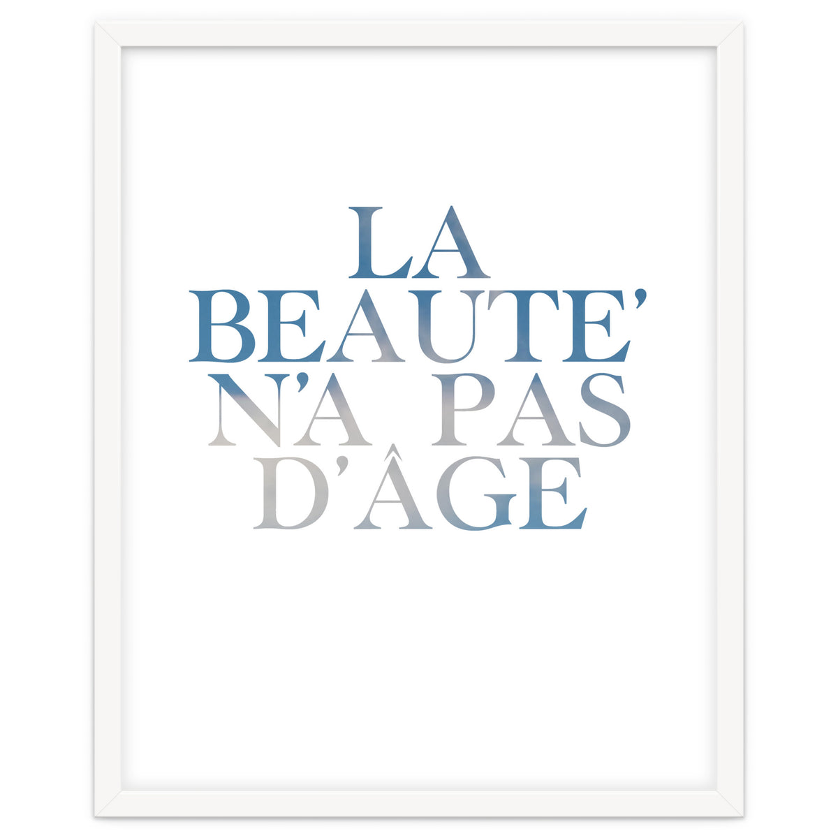 la beaute...