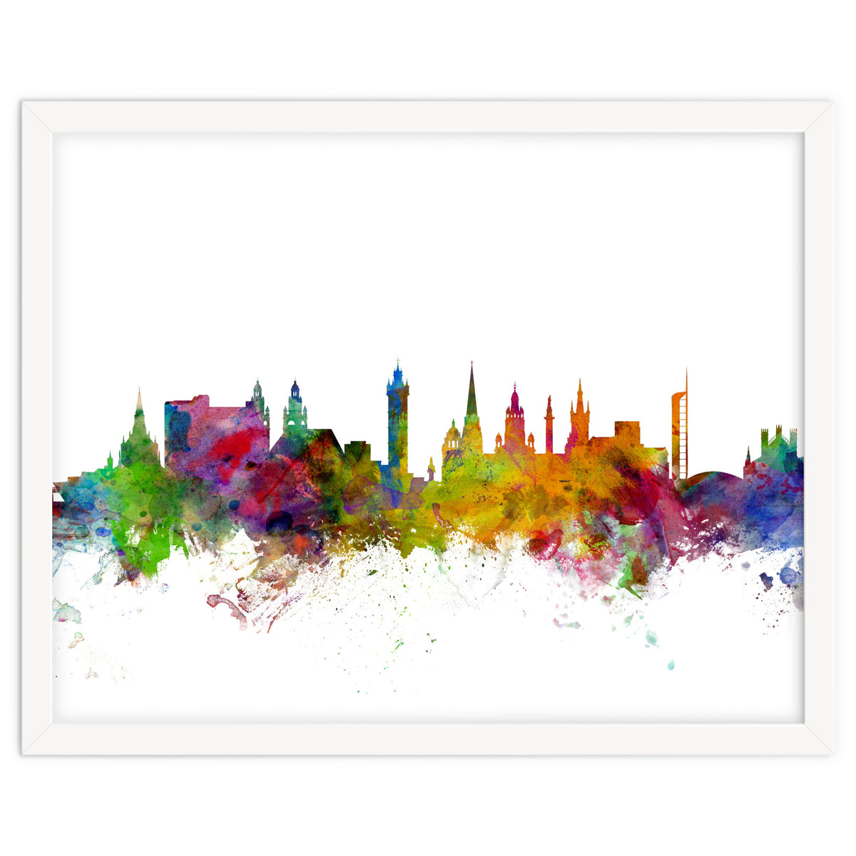 Glasgow Scotland Skyline