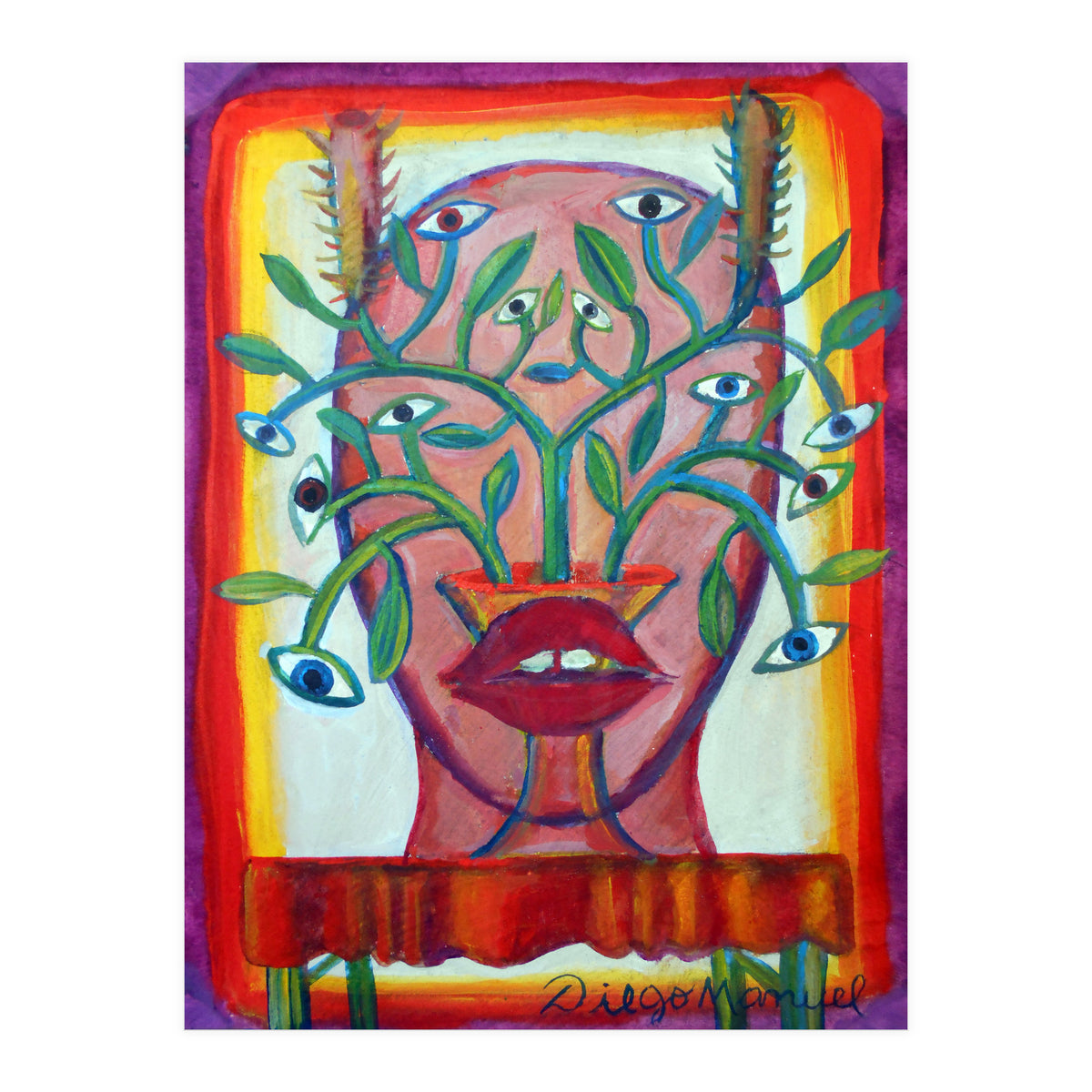 Cabeza De Mujer 5 (Print Only)