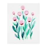 Simple pink flowers (Print Only) thumbnail