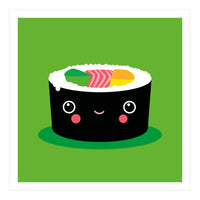 Happy Kawaii Sushi Maki (Print Only)