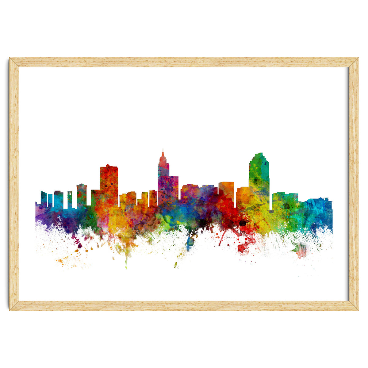 Raleigh North Carolina Skyline