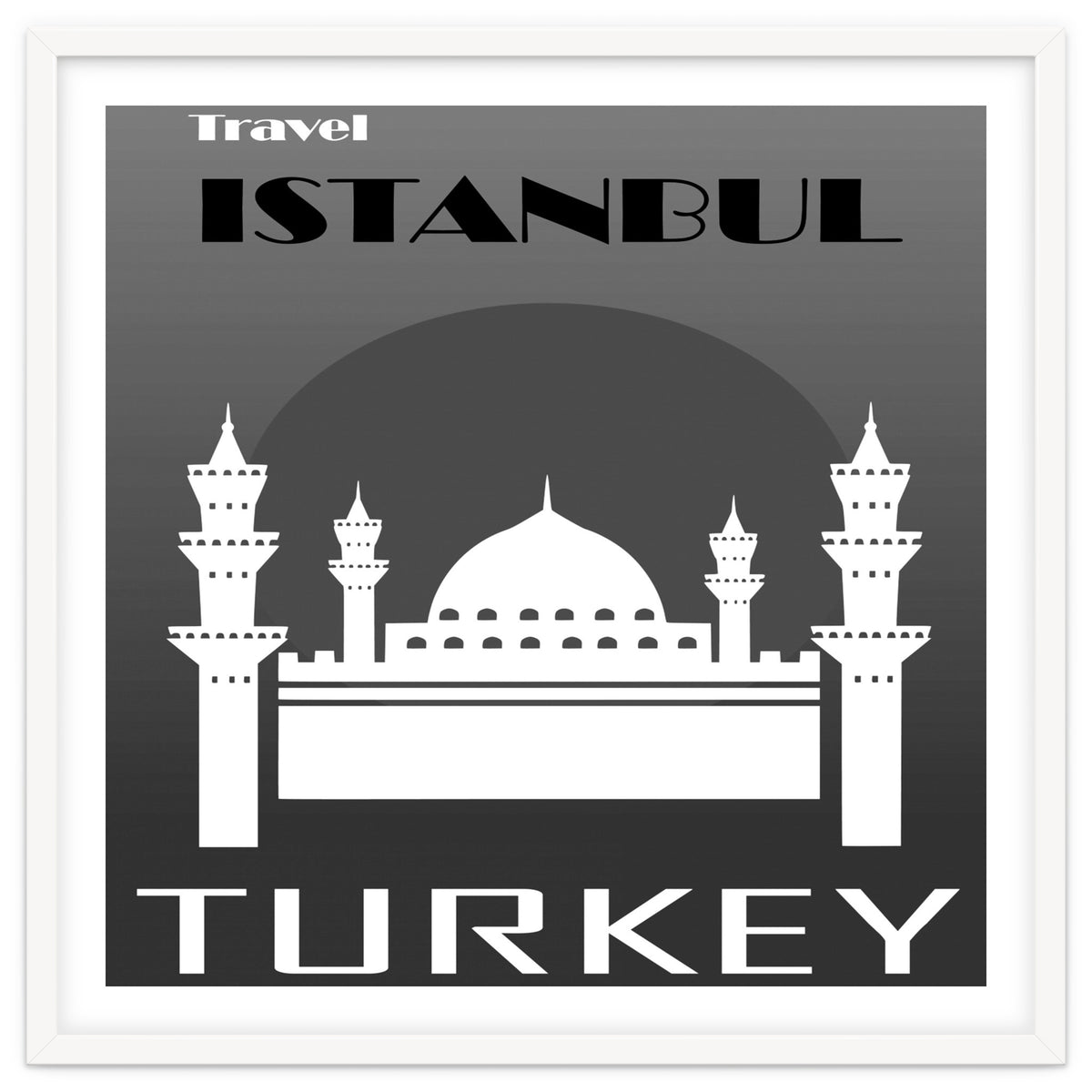 Istanbul Travel Poster