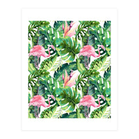 Flamingo Tropical II (Print Only)