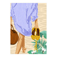 I followed my heart & it led me to the beach | Boho Ocean Sand Sea Beachy Fashion Summer (Print Only)