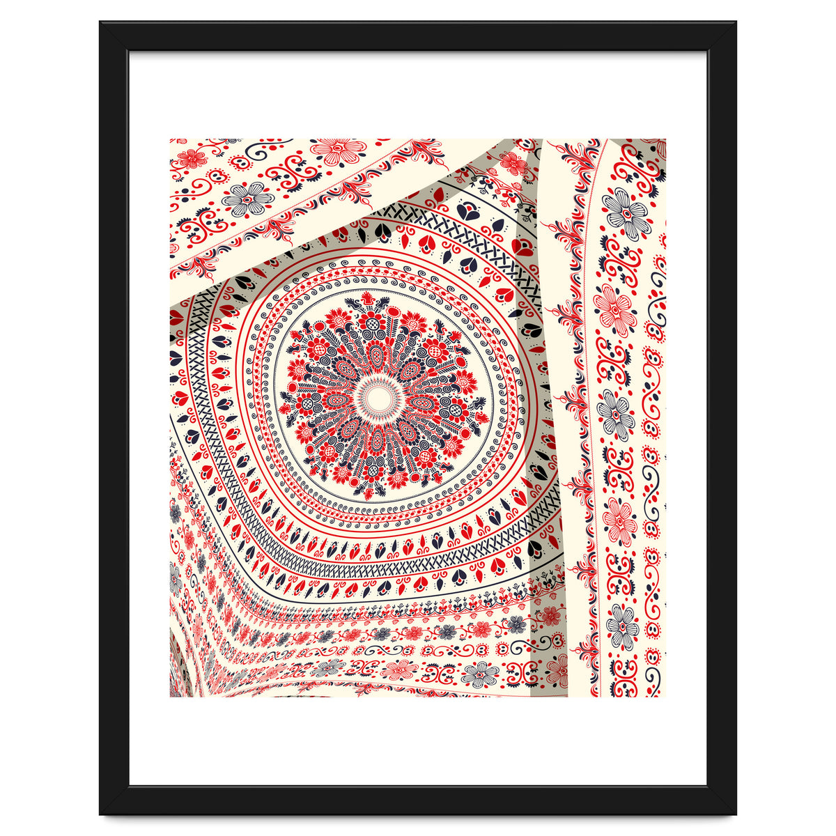 Romanian embroidery background 33