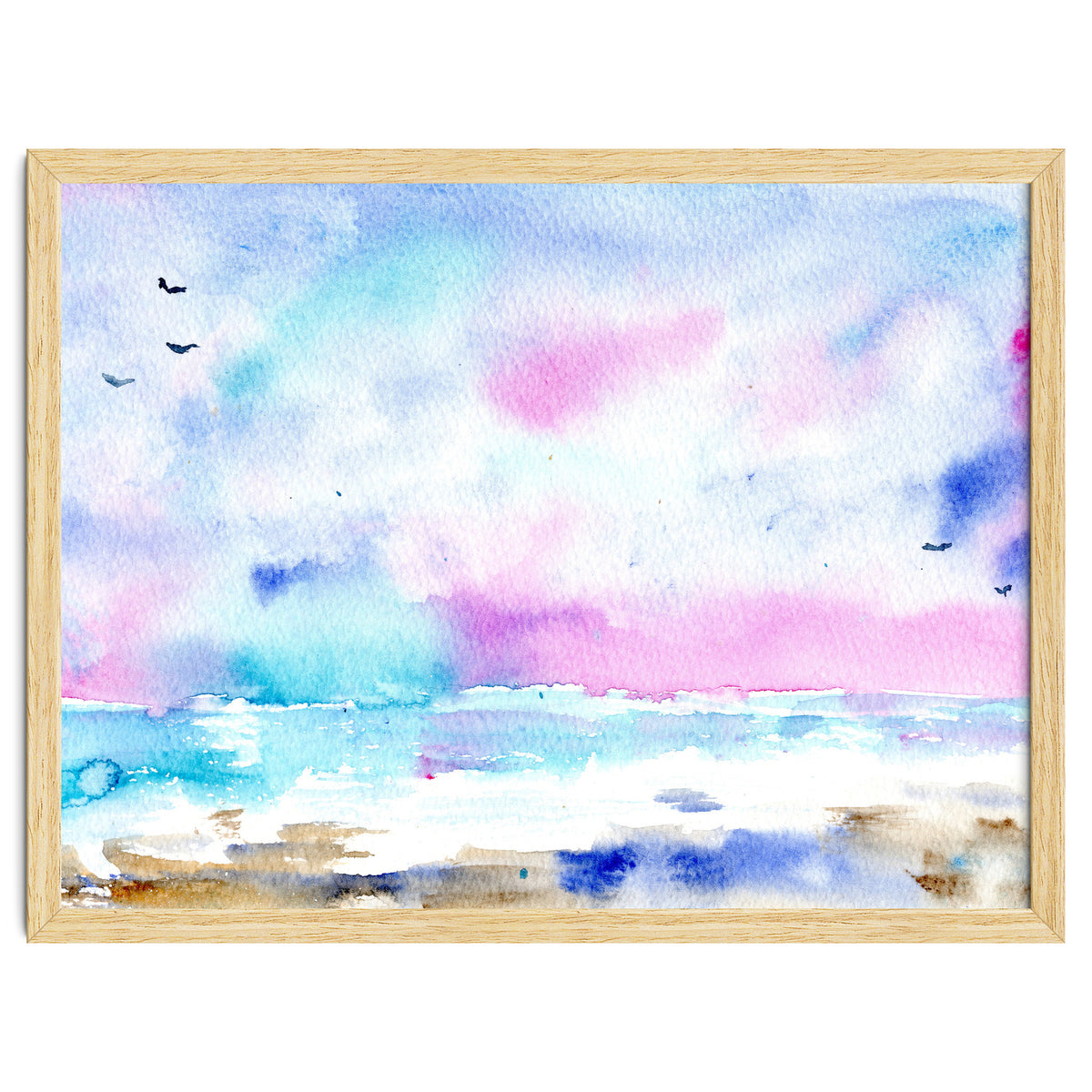 Tenderness of the sea || watercolor