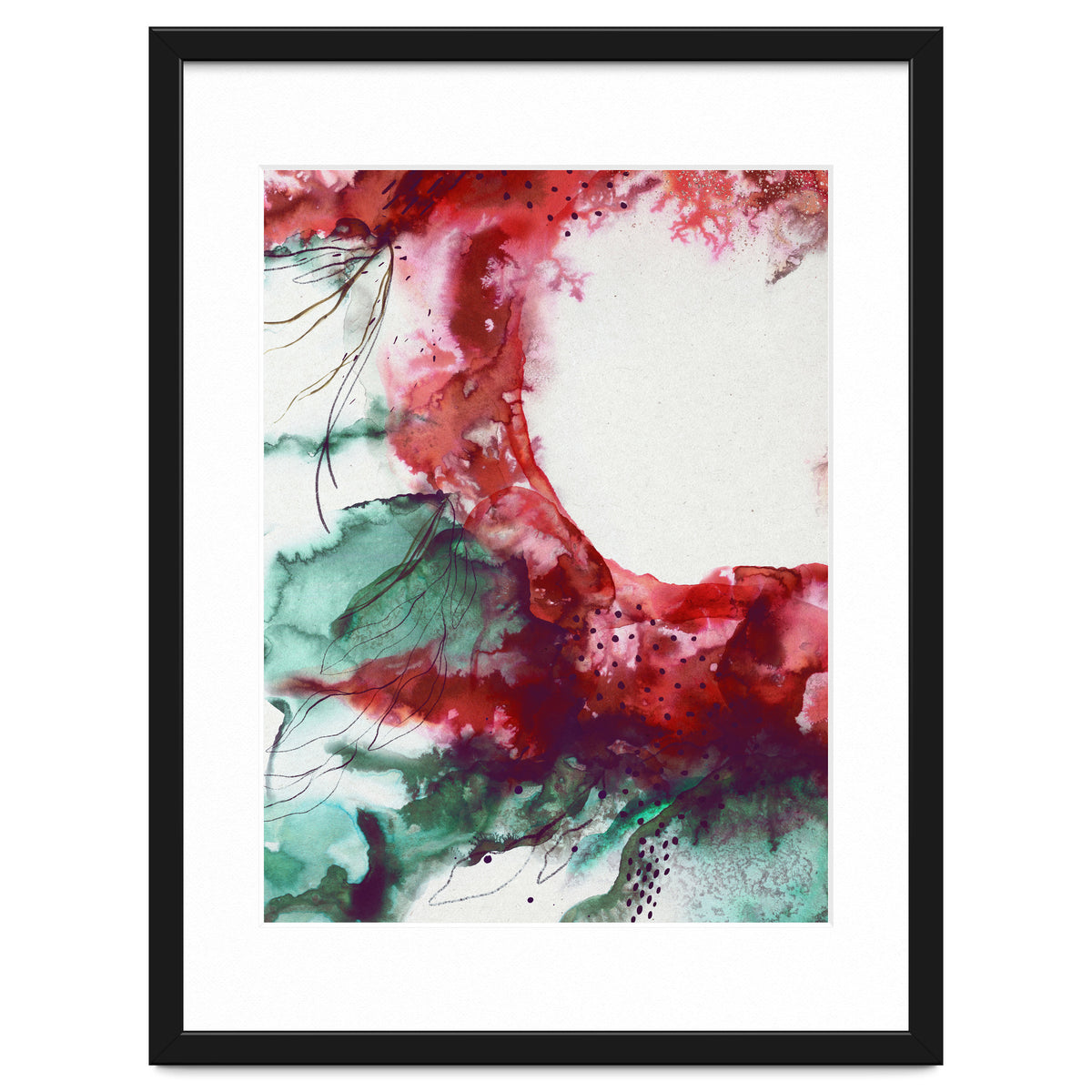 Abstract floral explosion