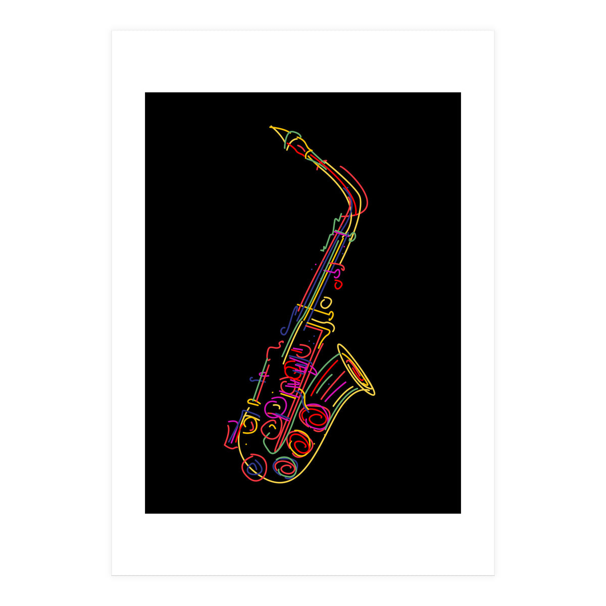 Saxophone (Print Only)
