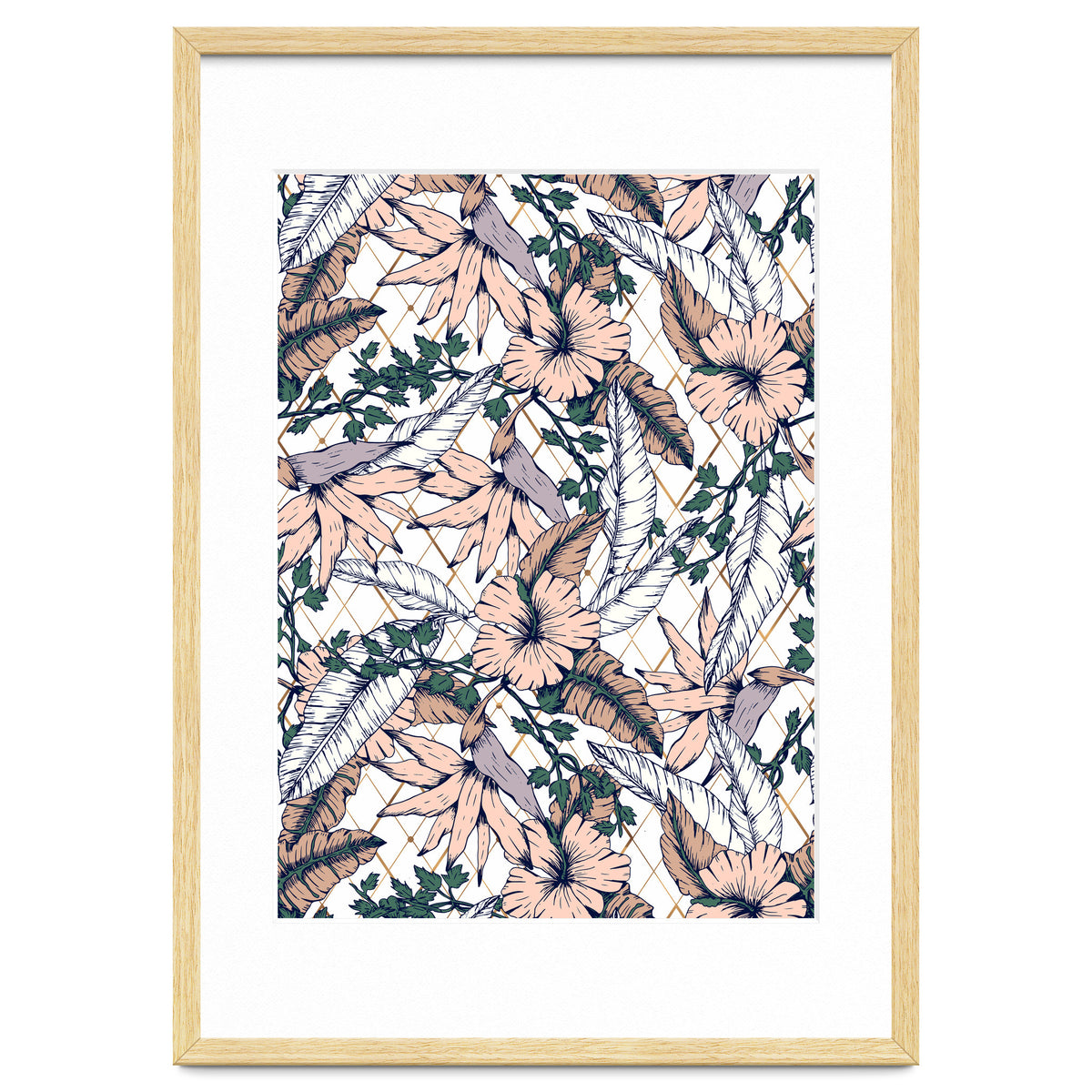 Exotic flowering and pattern geometric