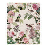 Hummingbirds And Roses (Print Only) thumbnail