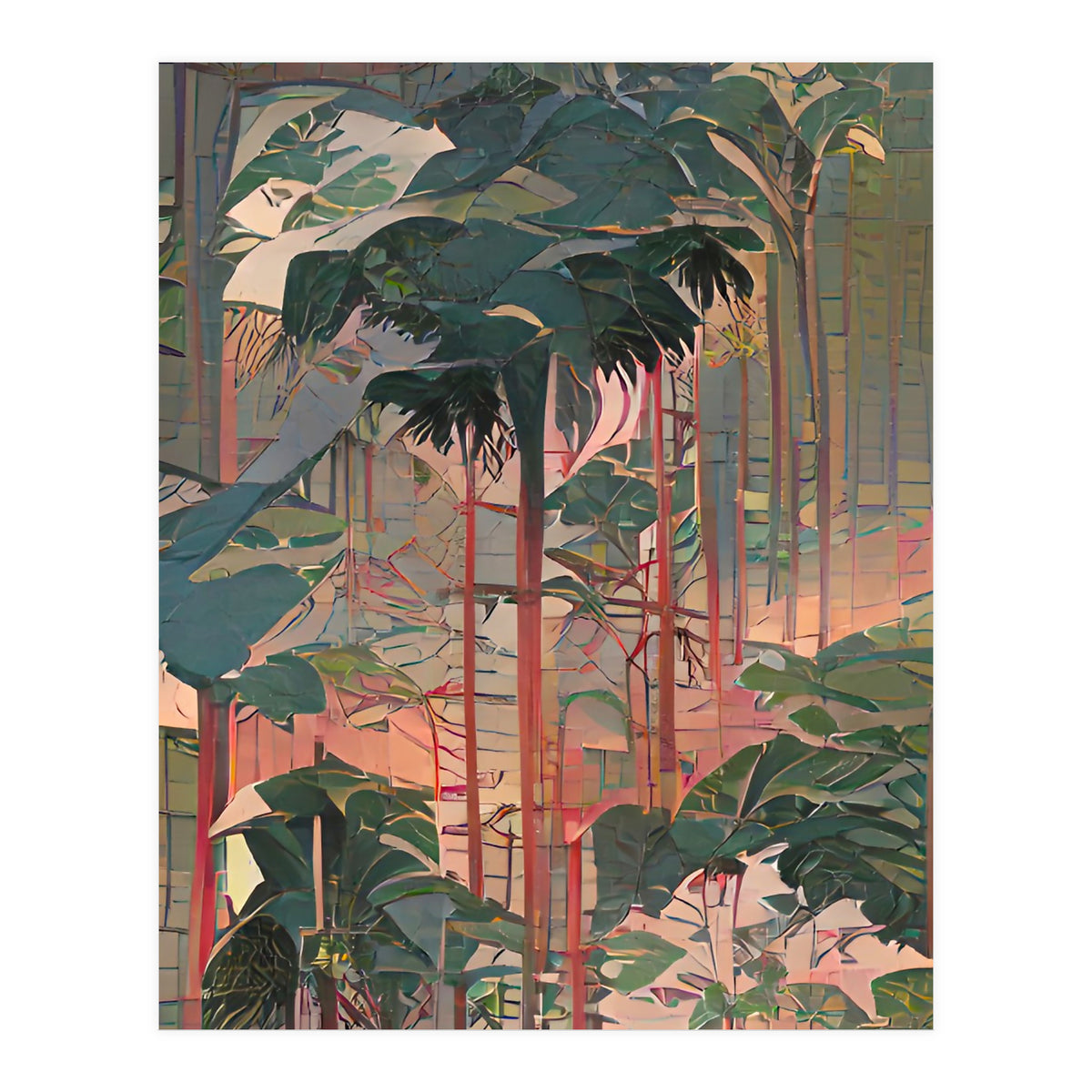 TROPICAL FOREST no2 - UKIYO-e (Print Only)