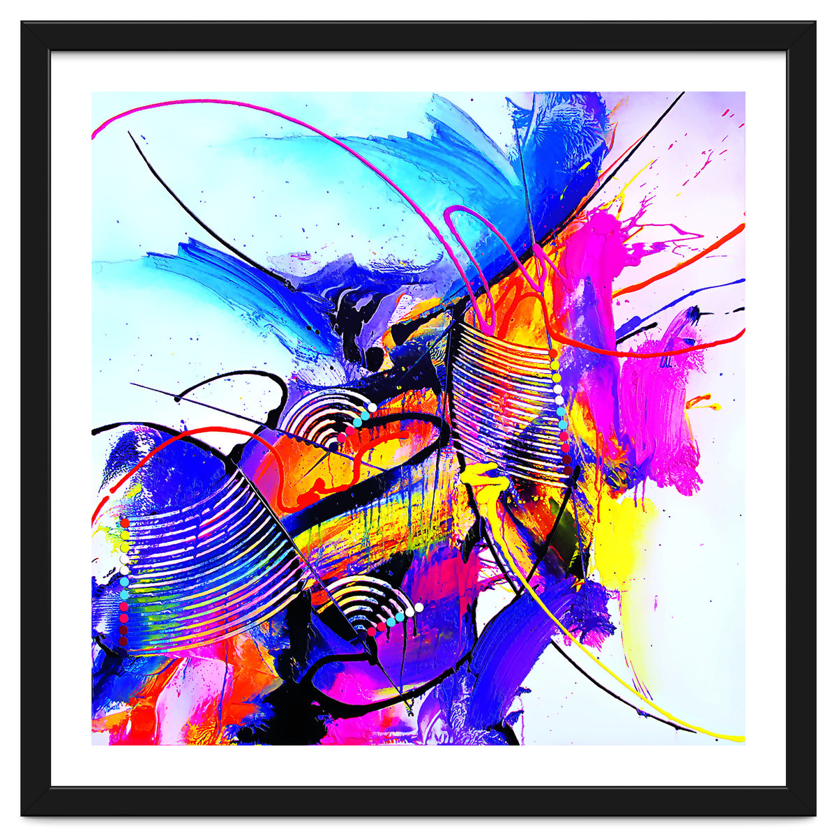 Abstract Art Britto - Qb293