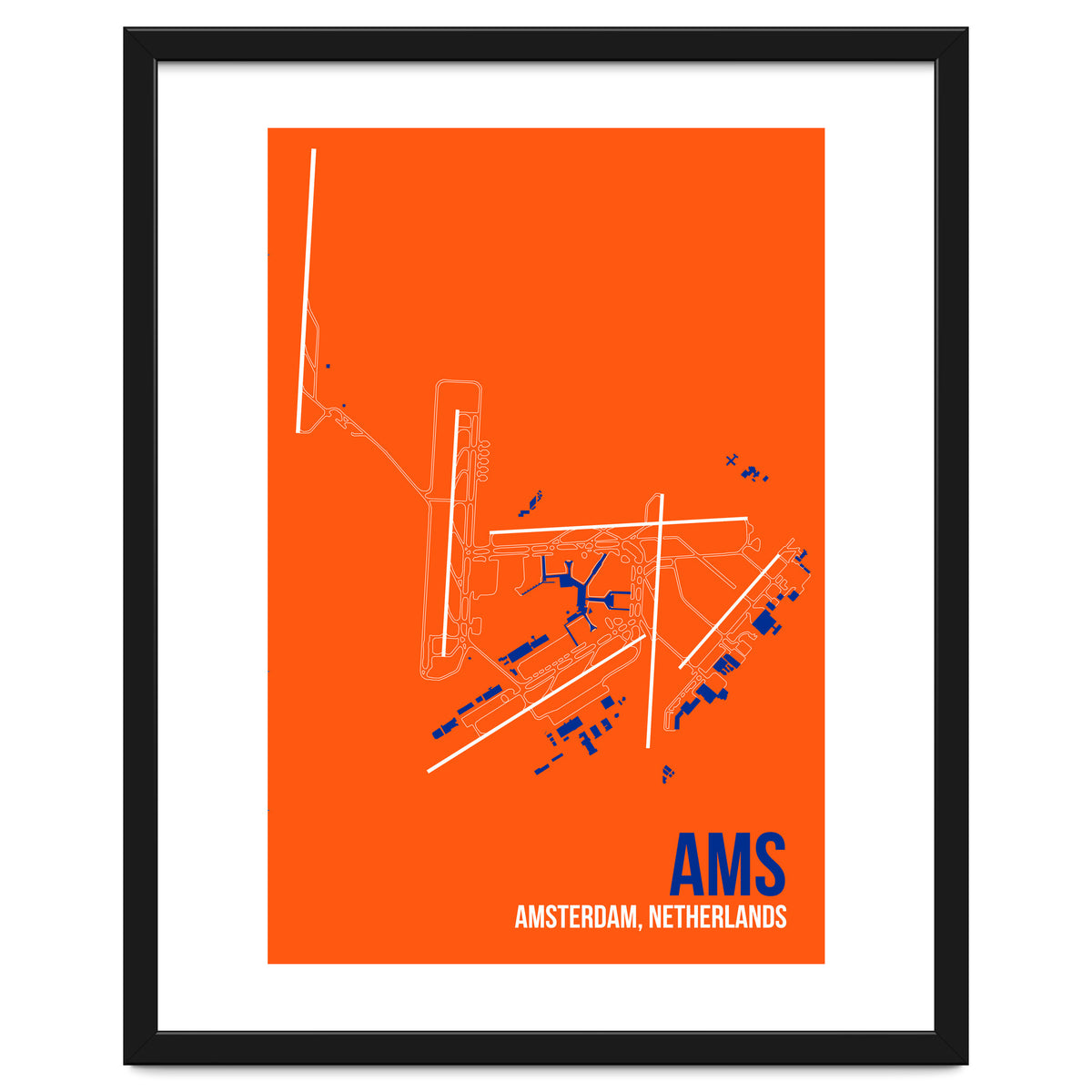 Amsterdam Airport Layout