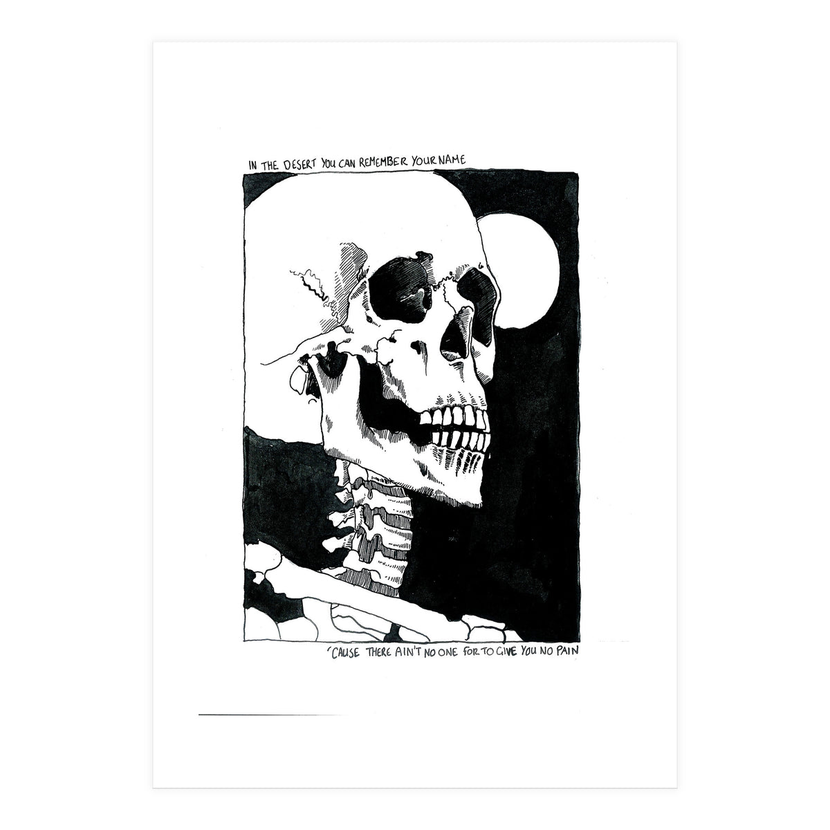 In The Desert (Print Only)