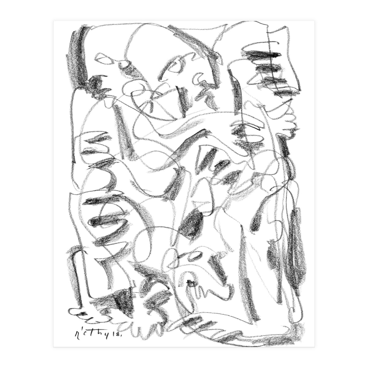 Out of the Shadows - b&w (Print Only)