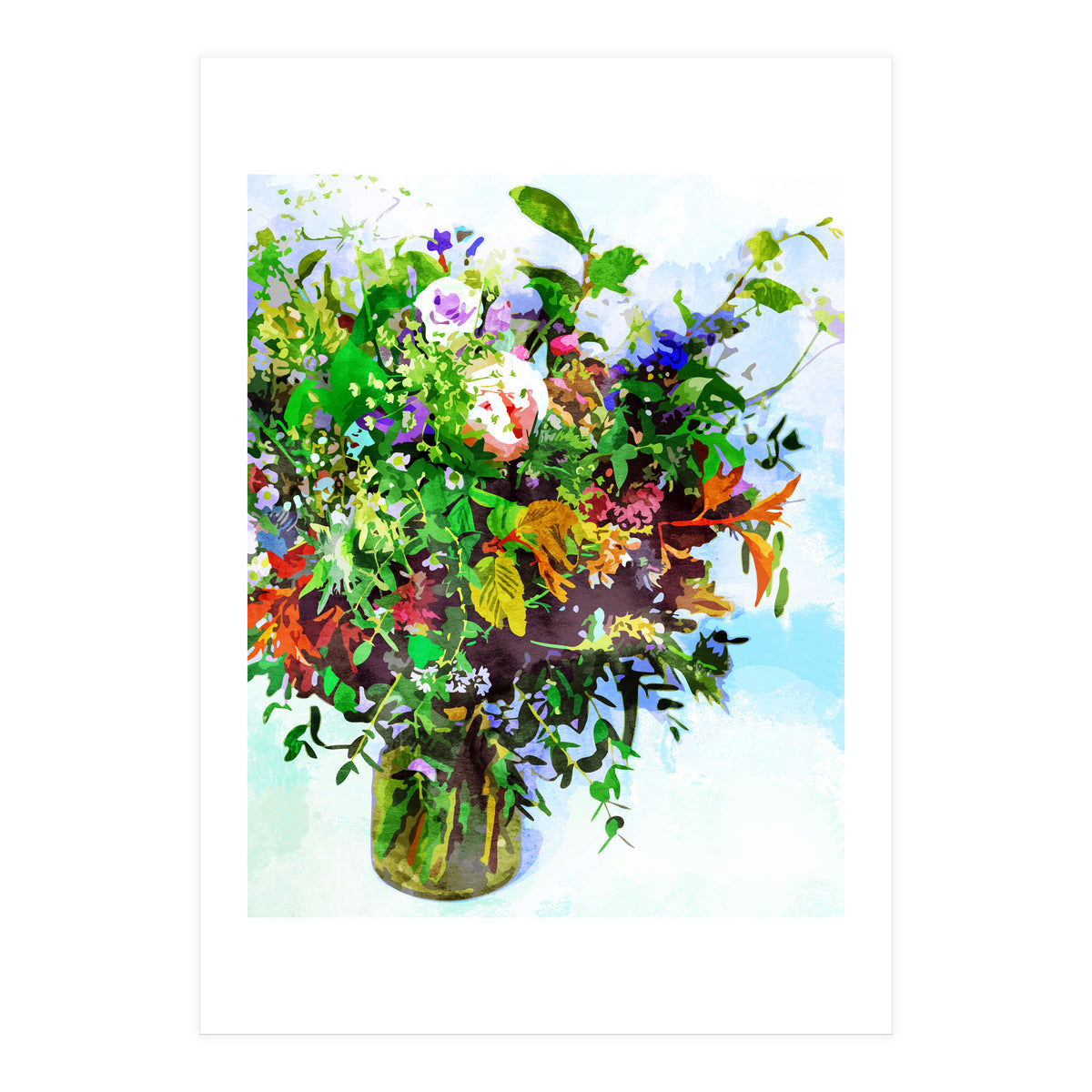 I Must Have Flowers, Always & Always (Print Only)