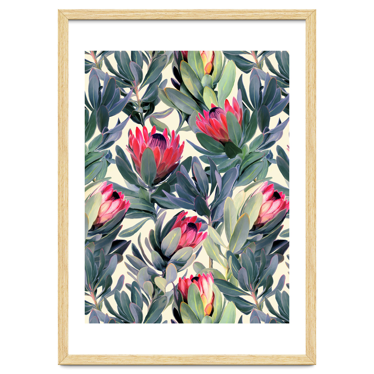 Painted Protea Pattern