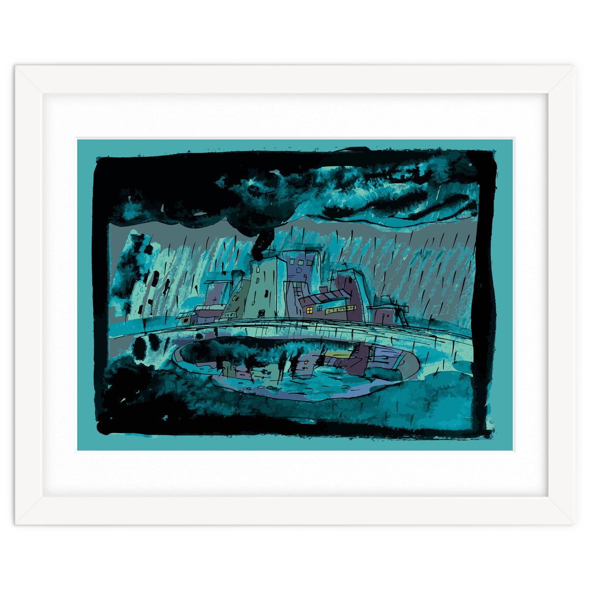 Autumn Rain in the Old City