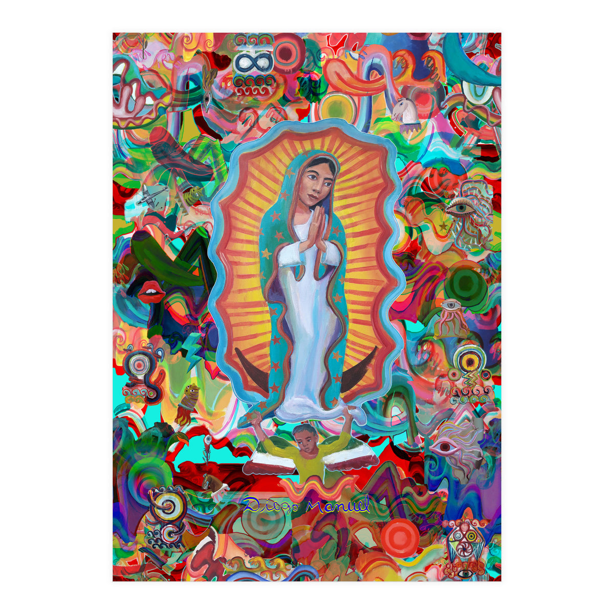 Virgen Y Graffiti 20 (Print Only)
