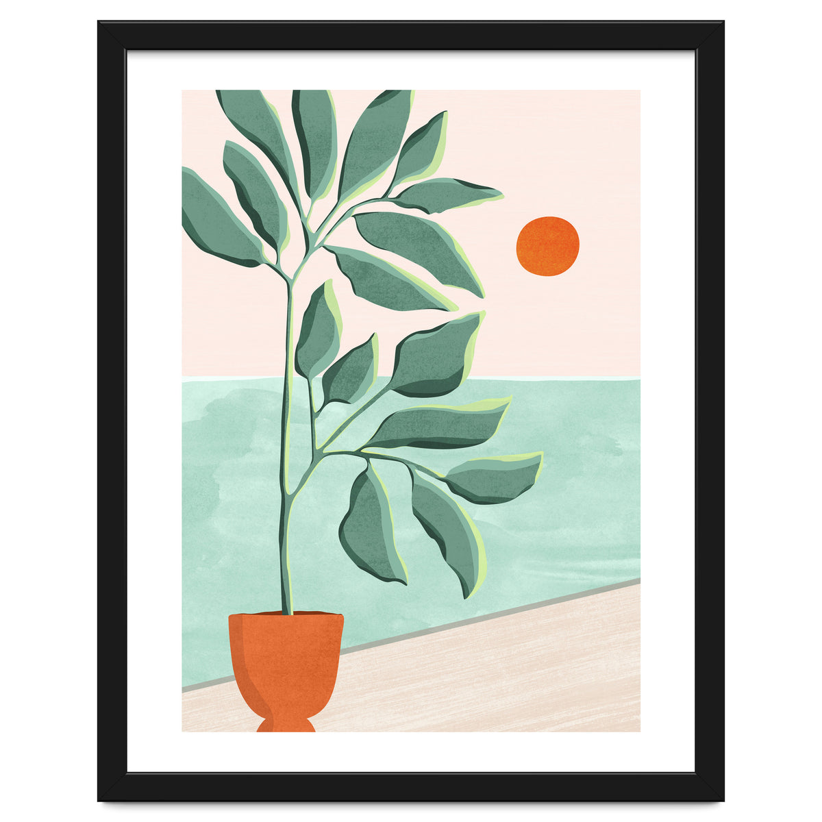 Sunset At The Beach House No.1