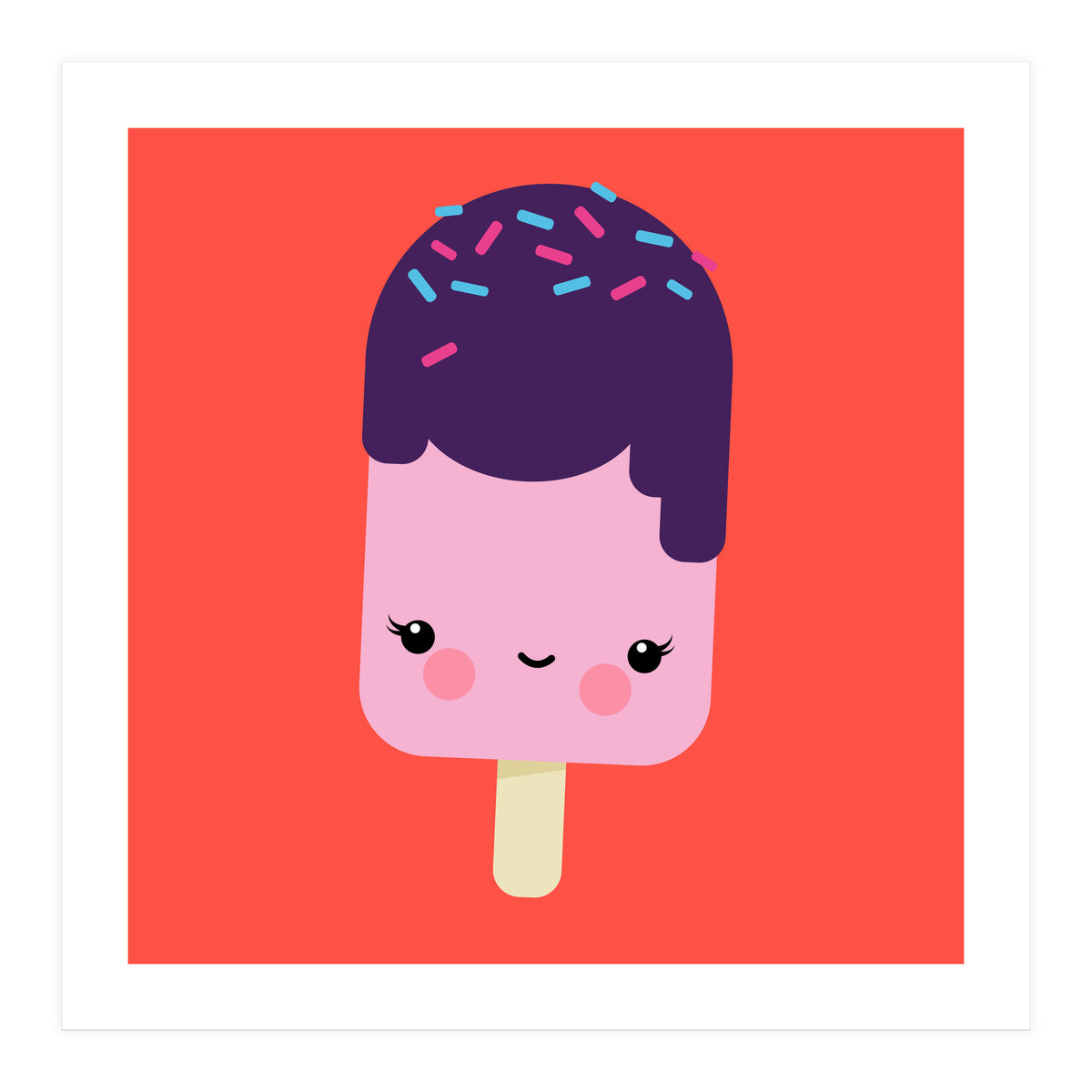 Sweet Kawaii Ice Cream (Print Only)