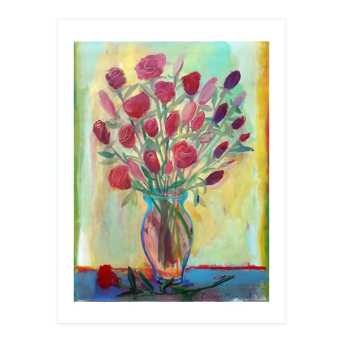 Flores Rojas 4 (Print Only)