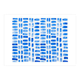 Blue abstract rectangles (Print Only) thumbnail