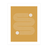 Mid-Century Modern No.20 - Woodblock Print (Print Only) thumbnail