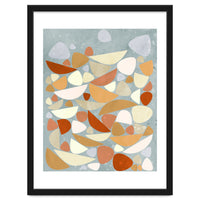 Sea Bed Orange Abstract