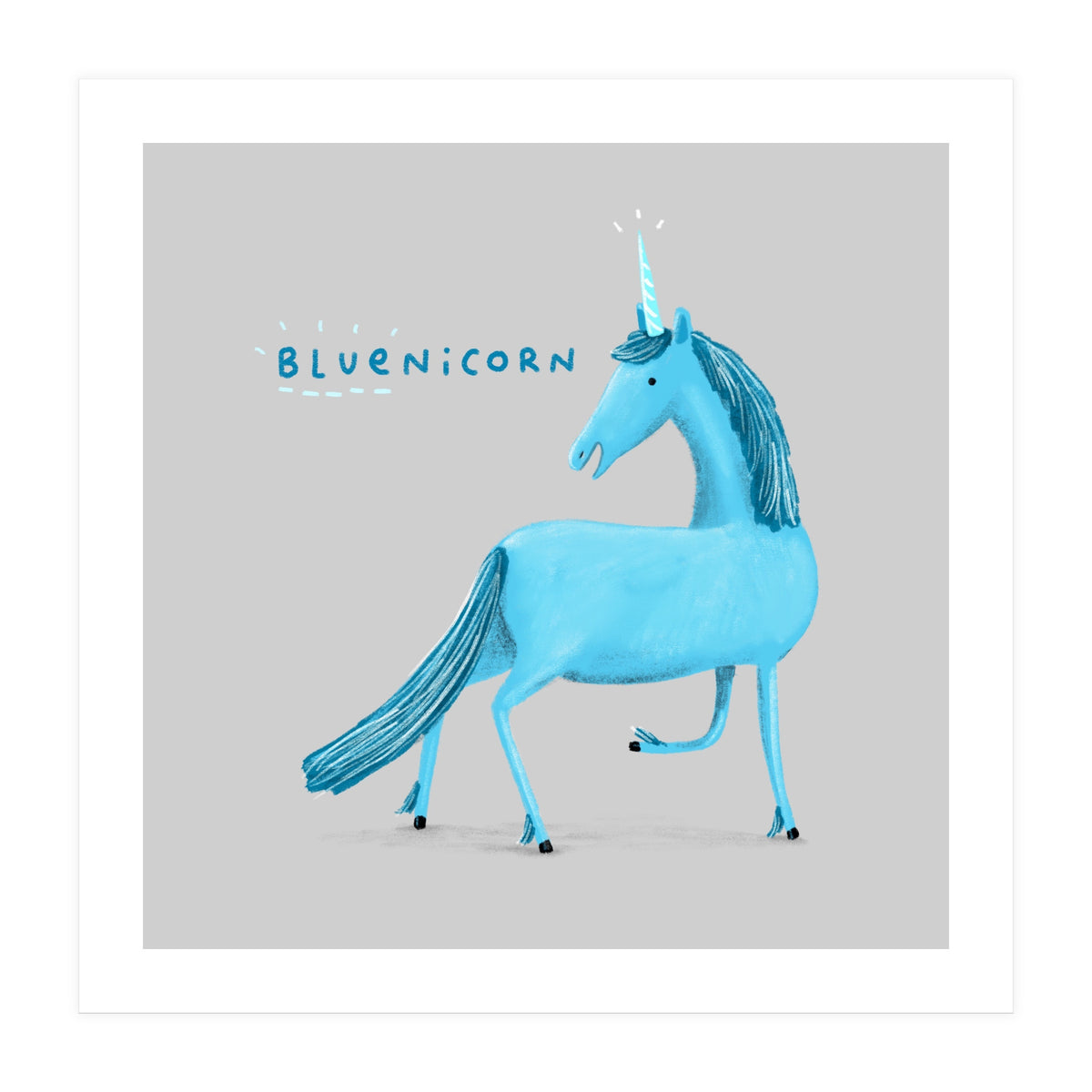 Bluenicorn (Print Only)
