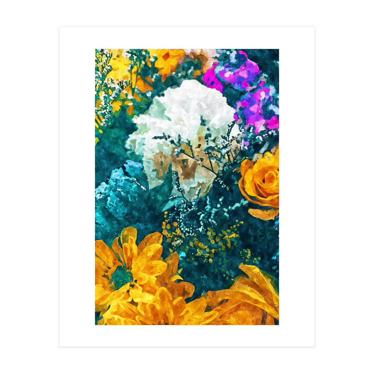 Dark & Floral (Print Only)