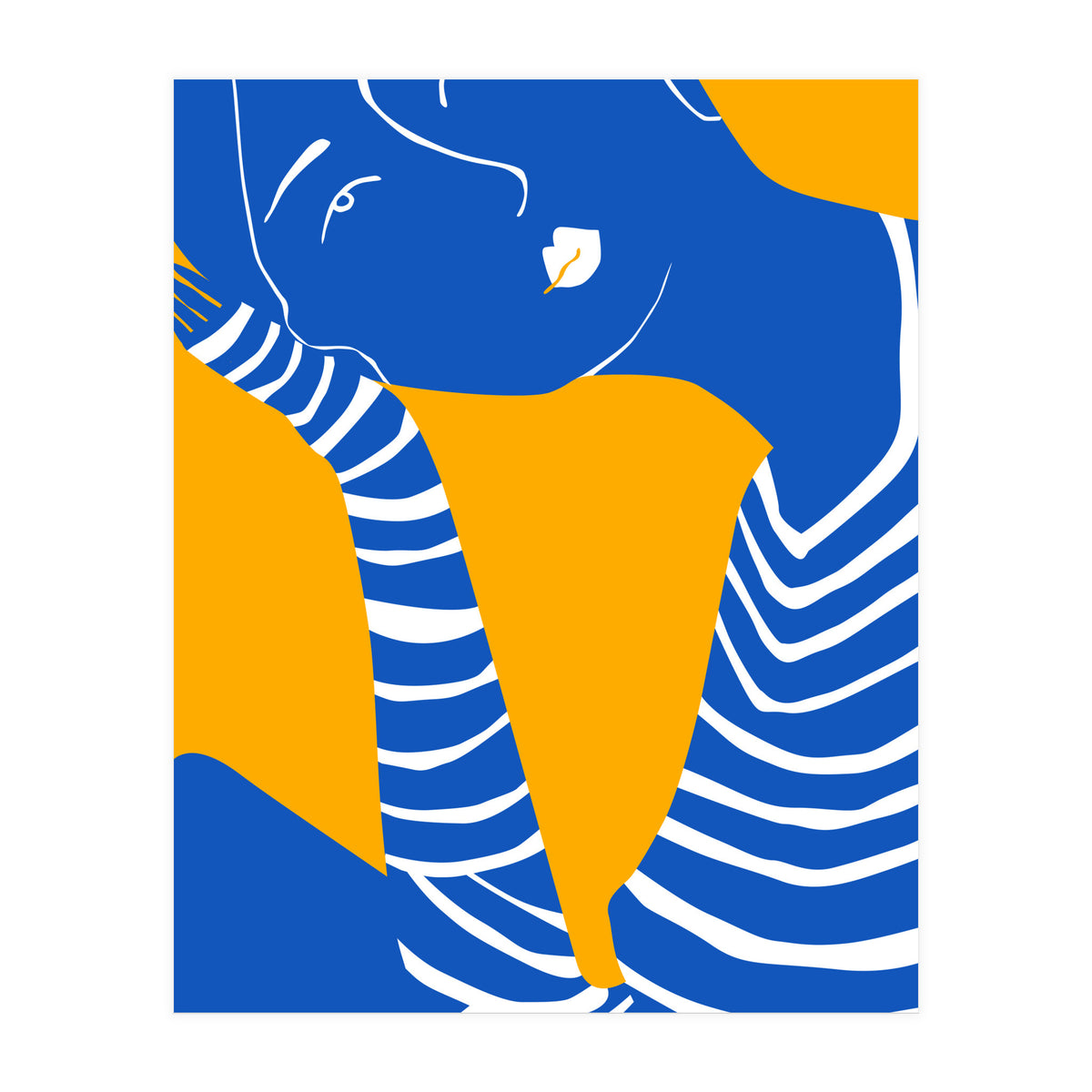 I'm Thinking Blue (Print Only)