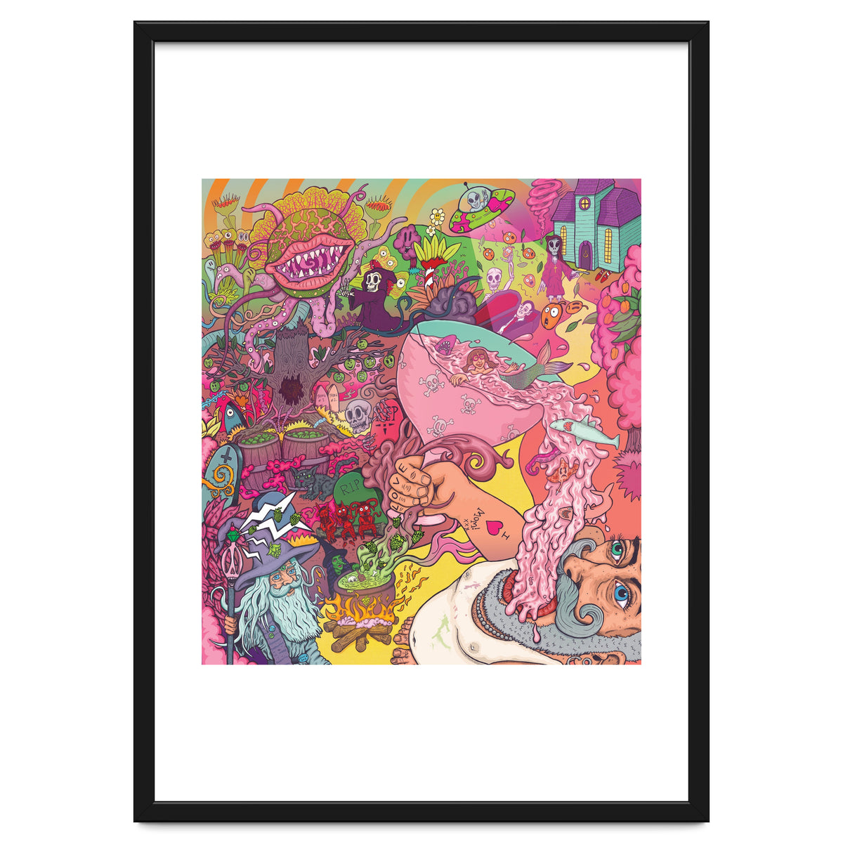 Abbeydale Brewery Collab Series Full Illustration - Yeastie Boys UK, Northern Monk, Origins Fyne Ales, Haand, Brew York and Black Jack Brewery.