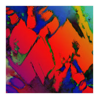 Colliding Panels Red (Print Only)