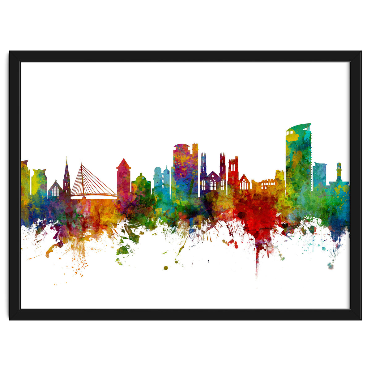 Swansea Wales Skyline