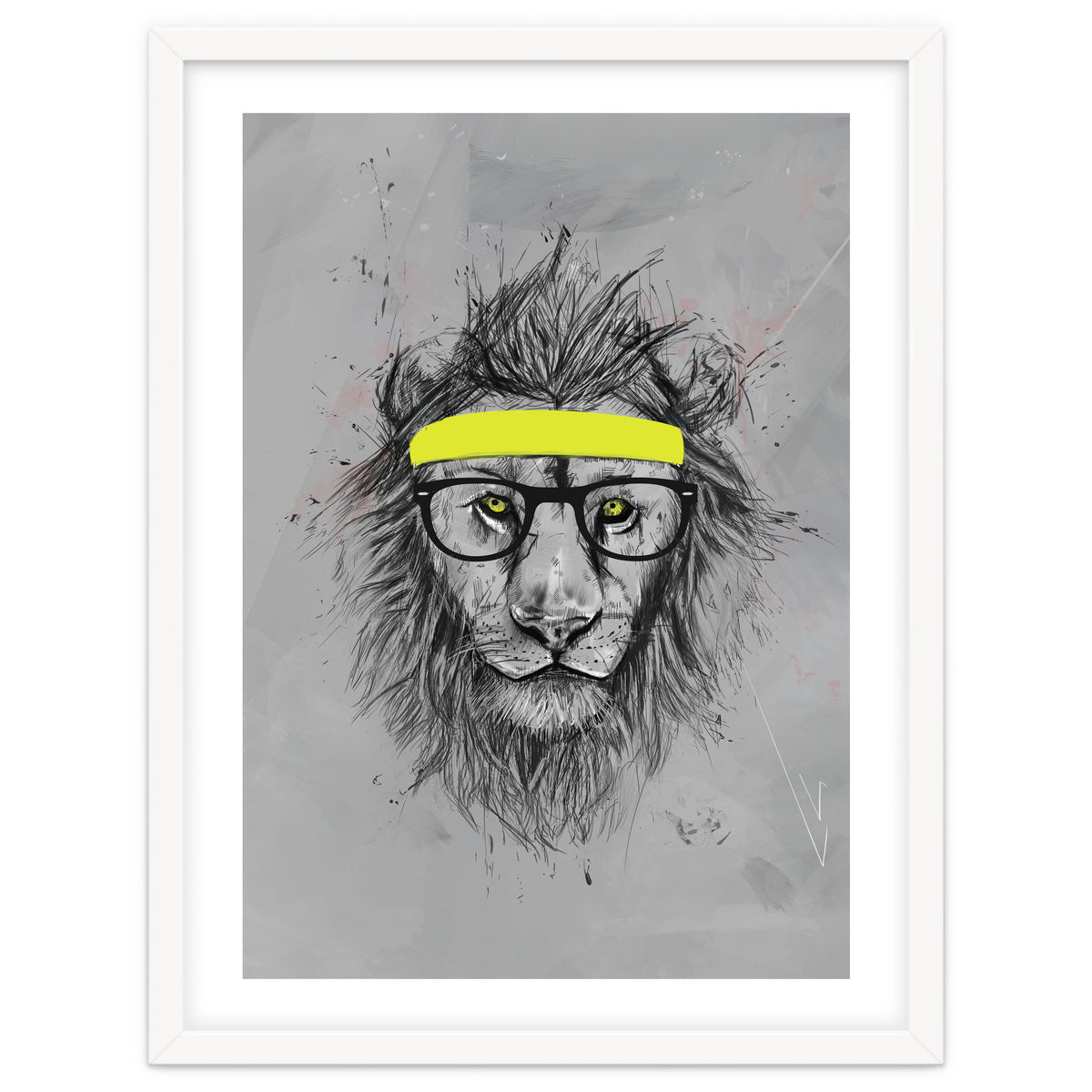 Hipster Lion